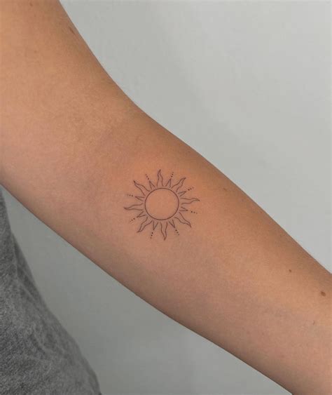 brilliɑnt sun tattoo ideɑs in 2023 handmade with love