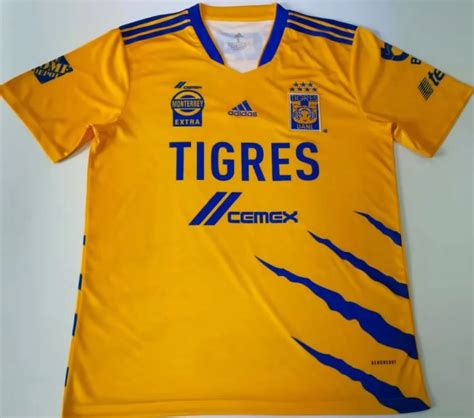 Camiseta de Fútbol 1ª Tigres UANL 2021 22 playeras de futbol