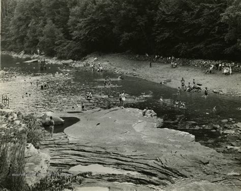 Swimmers At Audra State Park Barbour County W Va West Virginia