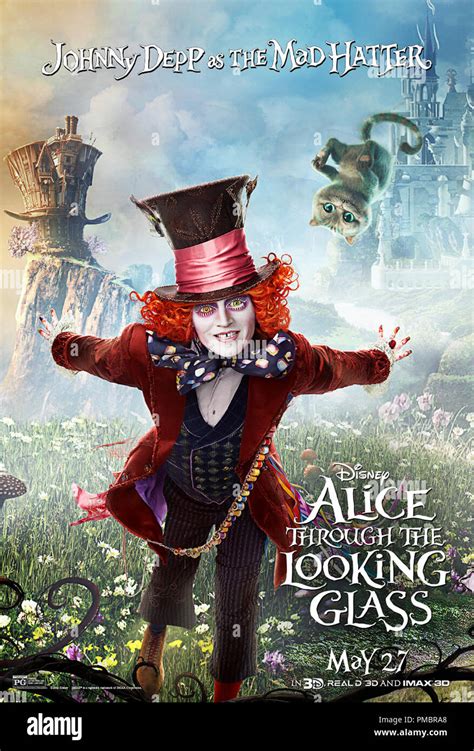 Alice Through The Looking Glass 2016 Poster Mad Hatter Johnny Depp