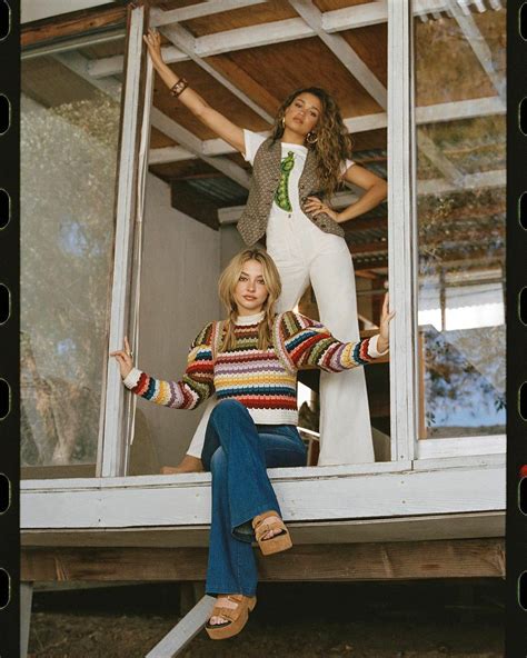 Kiara E Sarah Fashion 70s Photoshoot Outer Banks