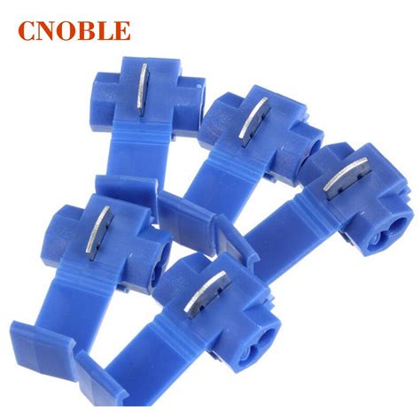 High Quality 50pcsset Blue Scotch Lock Wire Connectors Quick Splice