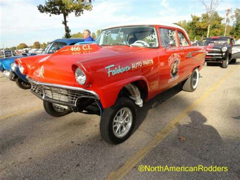 55 Ford Gasser Ford Classic Cars Vintage Muscle Cars Ford Fairlane
