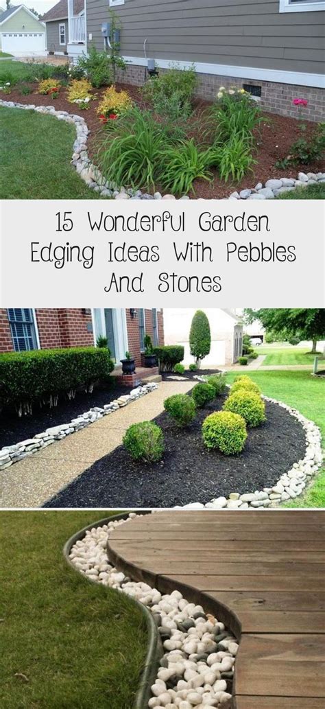 Make your backyard a relaxing place to spend your time. 15 Wonderful Garden Edging Ideas With Pebbles And Stones ...