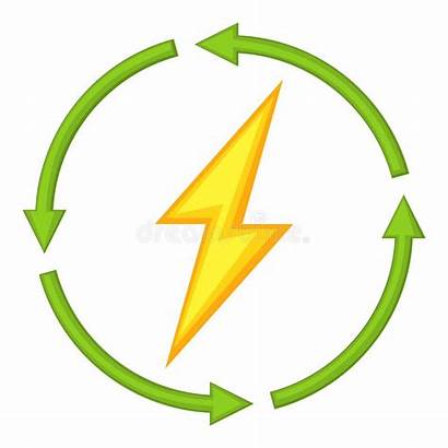 Energy Energie Fumetto Certificate Renewable Cartoon Icon