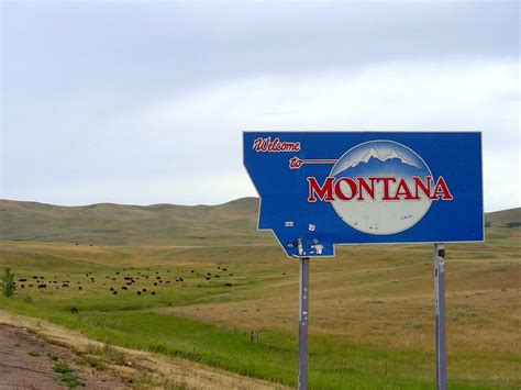 Montana State Welcome Sign A Photo On Flickriver