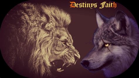 Destinys Faith A Wolf And Lion Rp