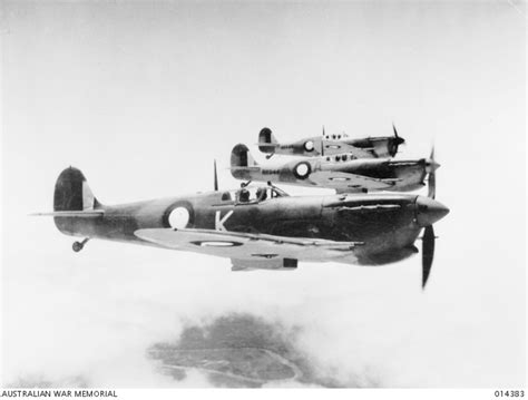 Spitfire Squadrons In Australia These Planes Are Manned By Raf And