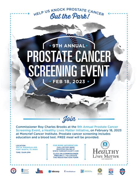 Th Annual Healthy Lives Matter Prostate Cancer Screening Event Cancer Care Services
