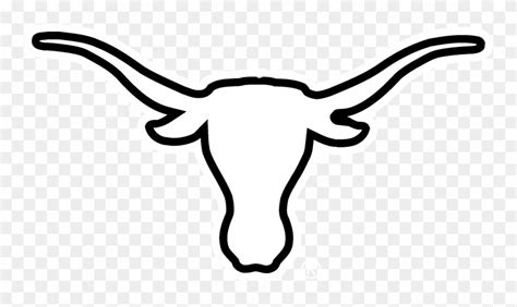 Texas Longhorns Logo Png Black And White Longhorn Logo Clipart