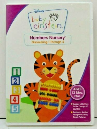 Baby Einstein Numbers Nursery Dvd 2003 Ebay
