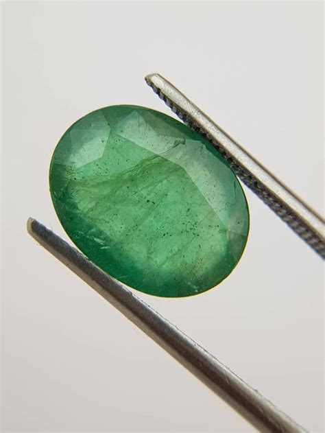 340cts Emerald Oval Shape Faceted Natural Emerald With Good Etsy