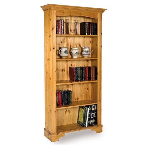 Pine Bookcase W 100 Cm H 194 Or 200 Cm D 35 Cm Fineline Furniture