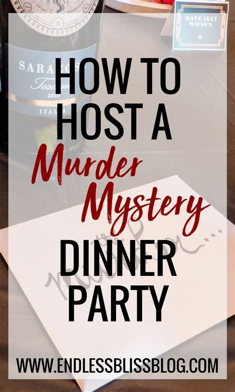 How To Host A Murder Mystery Dinner Party Artofit