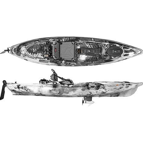 The predator mk (formerly know as the xl minn kota) bridges the gap between fishing kayaks and bass boats and shallow water skiffs. Old Town Predator MK Kayak with Minn-Kota Motor - AustinKayak