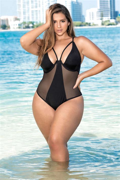 Plus Size Sensationally Sheer One Piece Swimsuit By Mapal