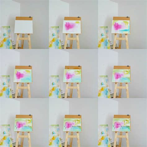 Diy Abstract Art Tutorial With Step By Step Photos Instructions