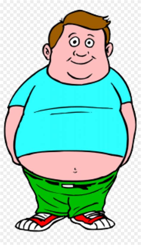 Obese Person Clipart