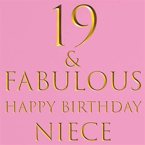 Happy 19th Birthday Wishes Messages And Quotes To My Niece Sweet