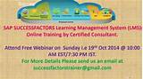 Pictures of Successfactors Learning Management System Training