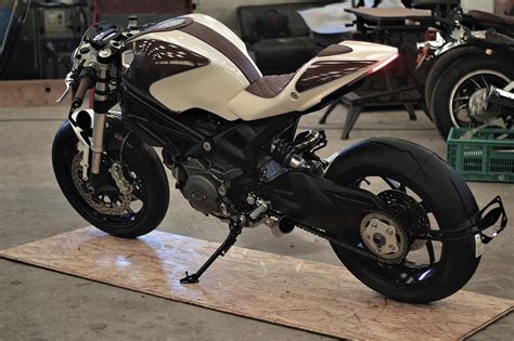 Retro Neo Cafe Racer Built From Ducati 796 Monster By Bp Moto Design