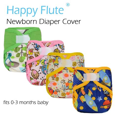 Happy Flute Newborn Diaper Cover For Nb Babydouble Leaking Guards