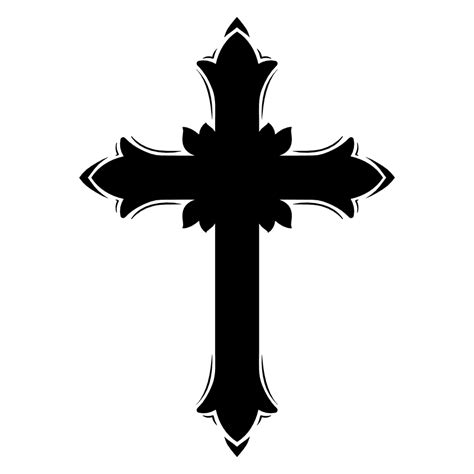 Christian Cross Silhouette Religious Free Svg File Svg Heart