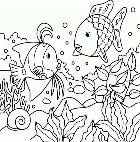 These free colouring pages and rainbow fish pictures are great for increasing familiarity with the story of the rainbow fish, and they give your children the opportunity to practice their colouring and fine motor skills. Rainbow Fish Sea Animals Coloring Page | CRAFTS - DESIGNS ...