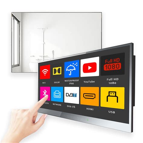 Buy Soulaca 22 Inch Bathroom Tv Luxury Smart Mirror Tv Ip66 Waterproof