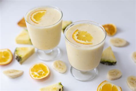 Pineapple Orange And Banana Smoothie A Better Choice