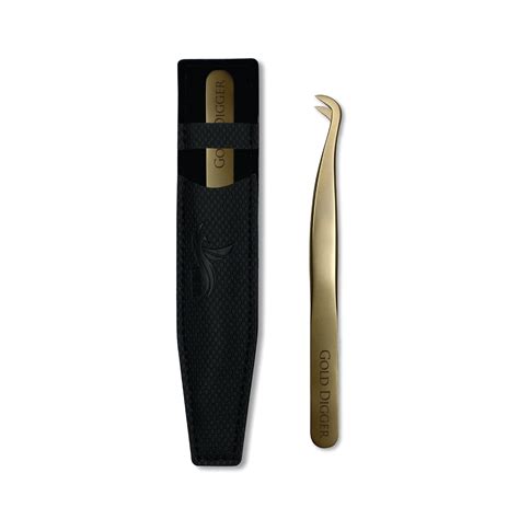 Phoenix Gold Digger 90 Degree Round Foot Eyelash Extension Tweezers Accessories From Lashart Uk