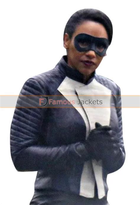 Candice Patton The Flash Iris West Allen Speedster Leather Jacket Famous Jackets