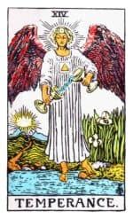 Temperance is a card about balance, in many ways, and relationships of all kinds. Temperance Tarot Card Meaning: Love, Money, Health & More