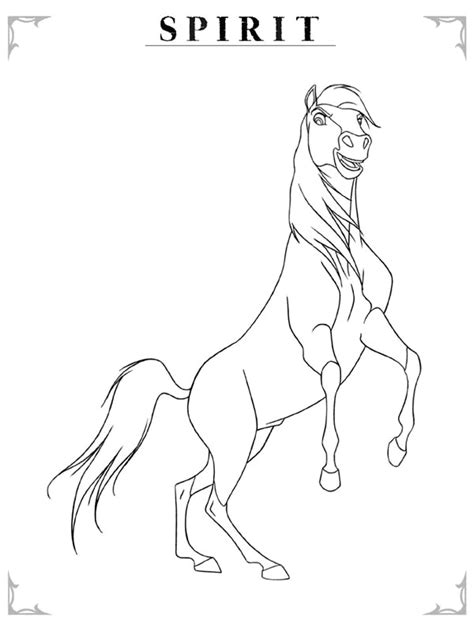 Press the button on spirit's back and he will really. Spirit The Horse - Paard tekeningen, Kleurplaten en Paarden