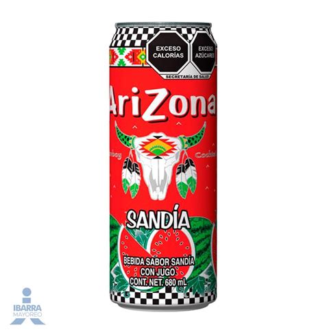 Bebida Arizona Sabor Sandia 680 Ml Ibarra Mayoreo