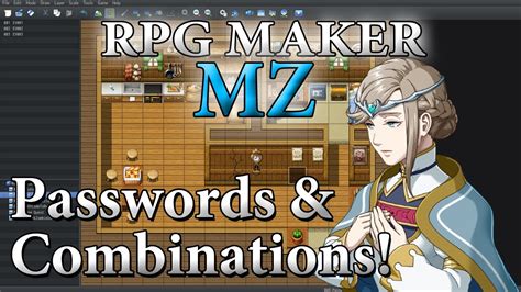 Rpg Maker Mz Tutorial 36 Password And Combinations Youtube
