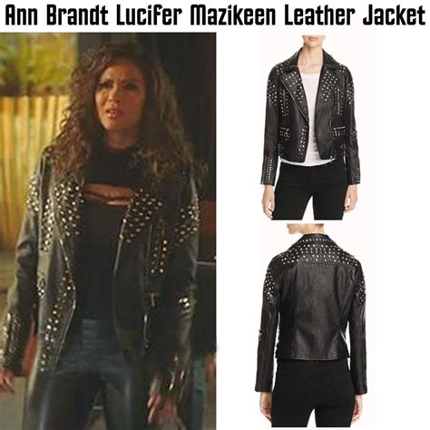 Studded Design Lucifer Mazikeen Leather Jacket Films Jackets