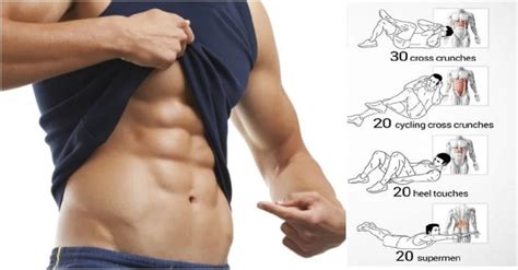The Best 6 Exercises You Need To Get A Chiselled Six Pack Abs Workout Gym Six
