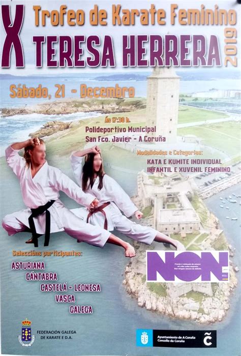 A Coruña Acolle O 10º Trofeo Teresa Herrera De Karate Feminino