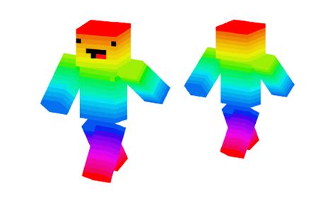 Rainbow Derp Skin Minecraft Skins
