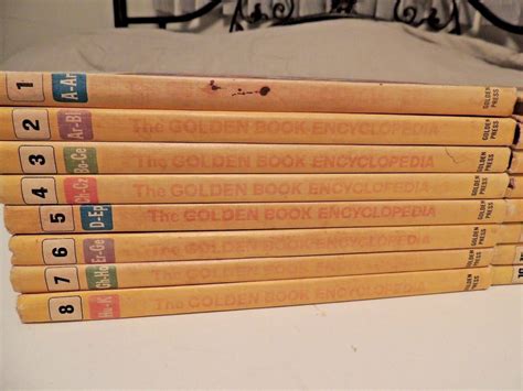 Vintage 1969 The Golden Book Encyclopedia Set In 16 Volumes Vguc