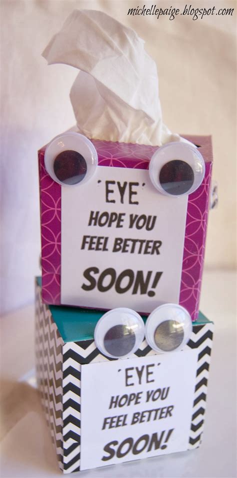 Maybe you would like to learn more about one of these? michelle paige blogs: Get Well Soon Tissue Box Gift