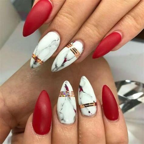 50 Stunning Acrylic Nail Ideas To Express Your Personality Red