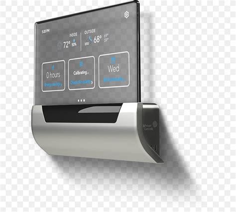 Johnson Controls Glass Smart Thermostat Building Automation Png