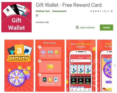 Apps are all different but try navigating to the payment or add card tab in your selected app. Gift Wallet Review: Is This Free Reward Card App With ...
