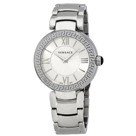 Versace Leda Silver Dial Ladies Watch Vnc210017 Versace Watches