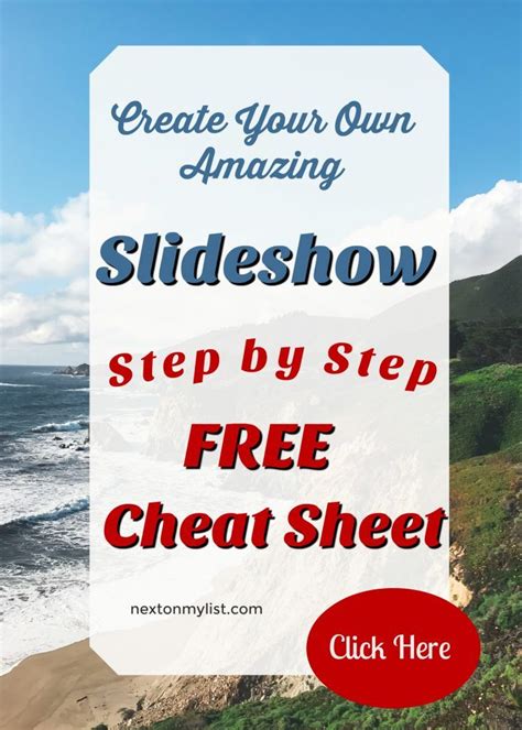 7 Steps To Create Amazing Slideshows