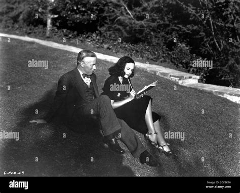 charlie chaplin and his 3rd wife paulette goddard at home in beverly hills circa 1936 publicity