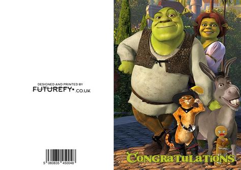 Personalised Shrek Face Swap Congratulations Card Futurefy