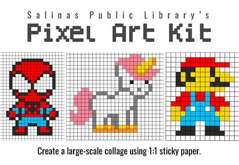 Pixel Art Kit Salinas Public Library